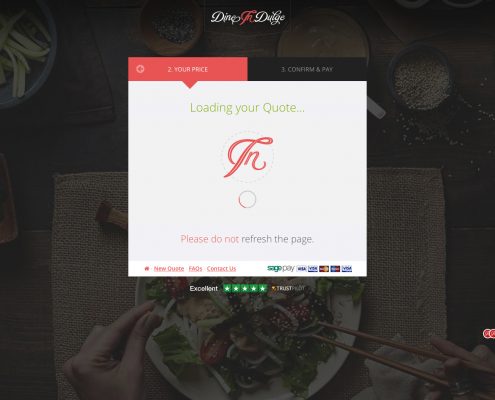 private chef quote loading