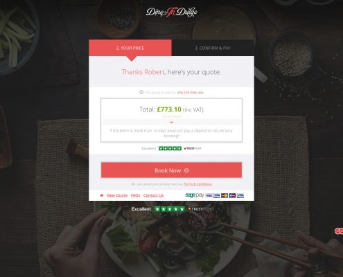 view your private chef quote